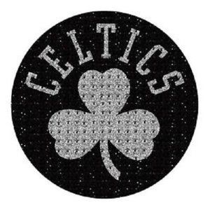 NBA Boston Celtics Bling Emblem Adhesive Decal